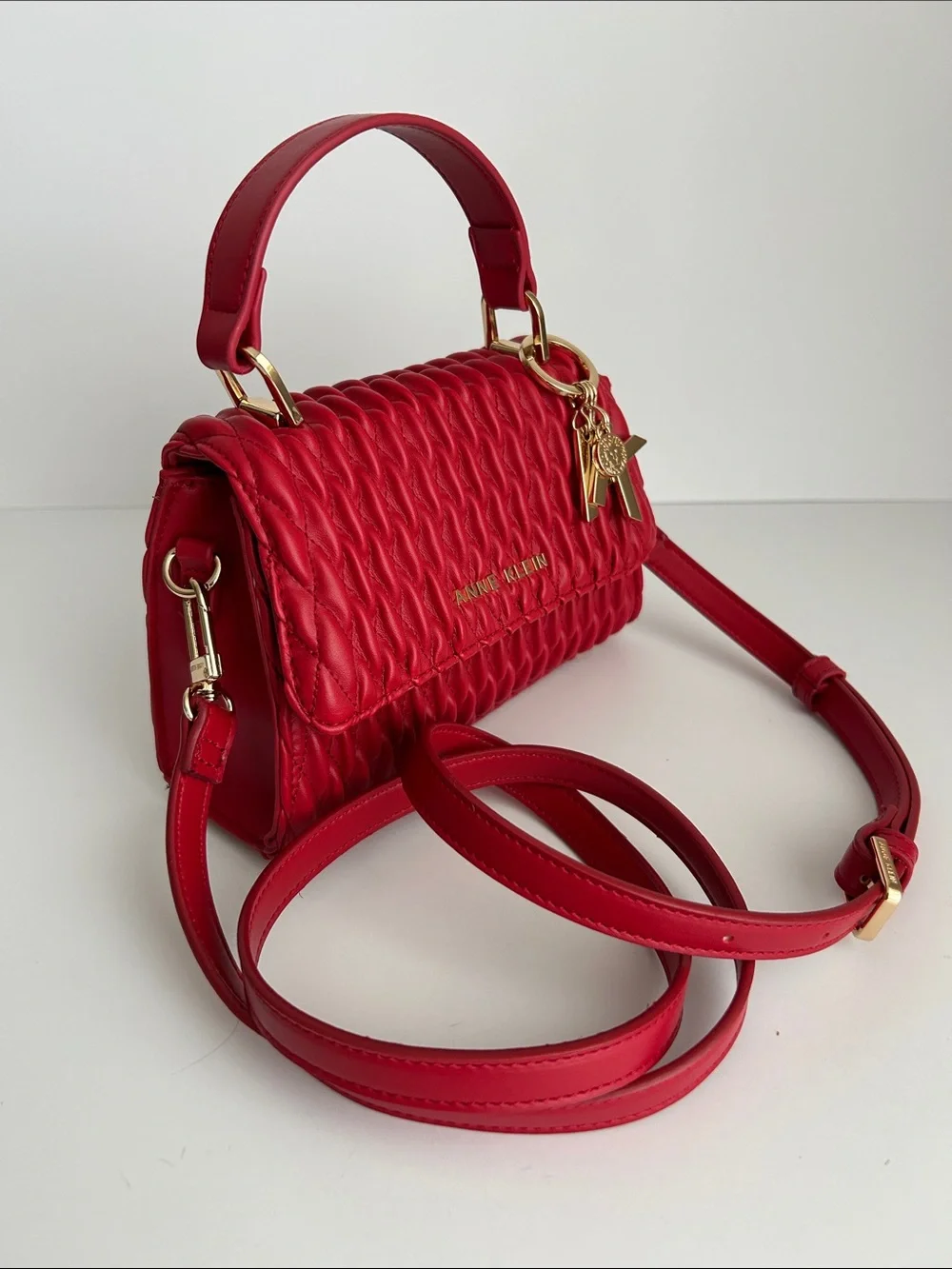 Anne Klein - Vibrant red mini satchel